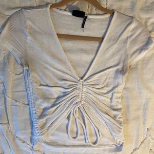 White Crop Top